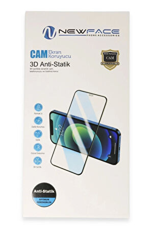 iPhone 16 Pro Max 3D Antistatik Cam Ekran Koruyucu