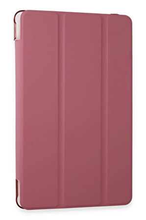 Samsung Uyumlu Galaxy X610 Tab S9 FE Plus 12.4 Kılıf Tablet Smart Kılıf - Pembe