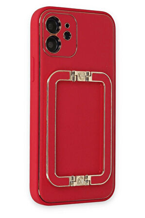 iPhone 12 Kılıf Coco Elit Kapak - Kırmızı