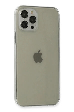 iPhone 12 Pro Kılıf Fly Lens Silikon - Şeffaf