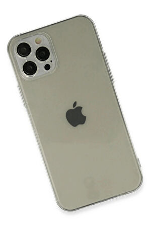 iPhone 12 Pro Kılıf Fly Lens Silikon - Şeffaf