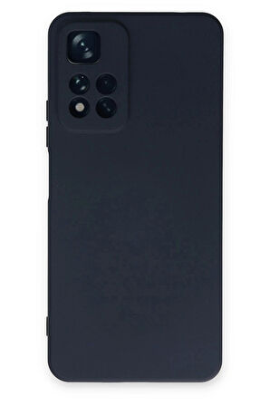Xiaomi Uyumlu Redmi Note 11 Pro Plus 5G Kılıf Nano içi Kadife Silikon - Lacivert