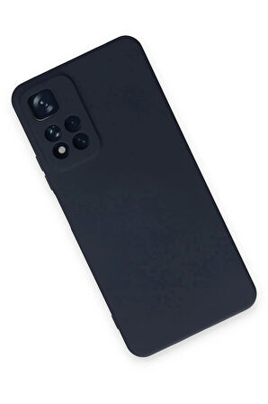 Xiaomi Uyumlu Redmi Note 11 Pro Plus 5G Kılıf Nano içi Kadife Silikon - Lacivert