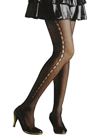 Vog Jakarlı Desenli Külotlu 8523 Siyah S-m