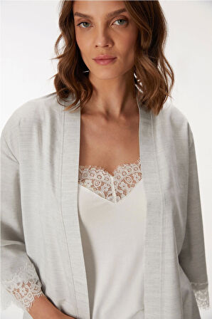 Anıl 11403 Kadın Sabahlık, Atlet Ve Pantolon Takım