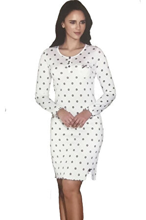 Kadınlar İçin Zakkum Puanlı Gecelik Genç, Yetişkin Kod 21802