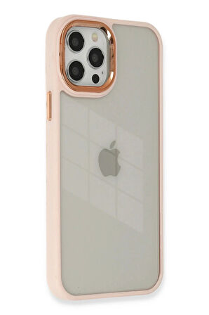 iPhone 12 Pro Max Kılıf Dora Kapak - Pudra