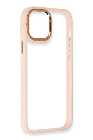 iPhone 12 Pro Max Kılıf Dora Kapak - Pudra