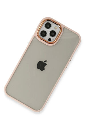 iPhone 12 Pro Max Kılıf Dora Kapak - Pudra