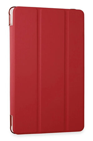 Samsung Uyumlu Galaxy X610 Tab S9 FE Plus 12.4 Kılıf Tablet Smart Kılıf - Kırmızı