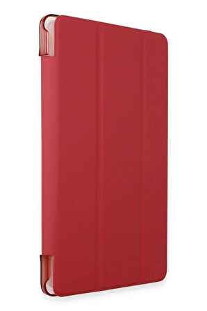 Samsung Uyumlu Galaxy X610 Tab S9 FE Plus 12.4 Kılıf Tablet Smart Kılıf - Kırmızı