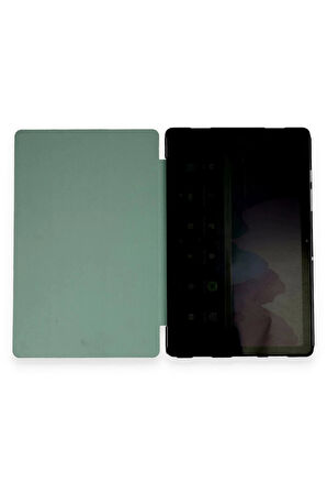 Samsung Uyumlu Galaxy X200 Tab A8 10.5 Kılıf Tablet Smart Kılıf - Koyu Yeşil