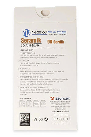 iPhone 16 Pro Max 3D Antistatik Mat Seramik Nano Ekran Koruyucu