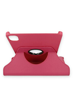 Xiaomi Uyumlu Mi Pad 5 11 Kılıf 360 Tablet Deri Kılıf - Pembe