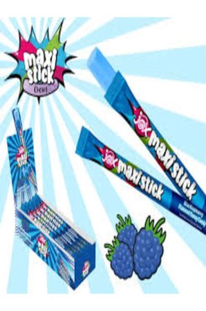 JOX MAXİ STİCK MAVİ AHUDUDU AROMALI ÇİĞNENEBİLİR ŞEKER 24 ADET