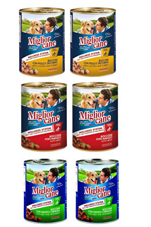 Karışık Köpek Konservesi 405 G x 6 adet