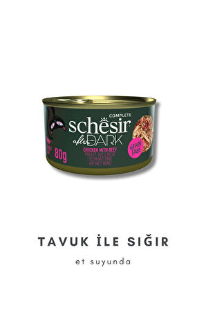After Dark Et Suyunda Kedi Kpnservesi Karışık Paket 80 G X 4 Adet
