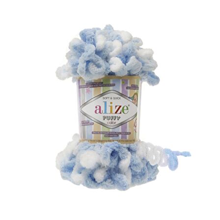 ALİZE PUFFY COLOR KIŞLIK EL ÖRGÜ İPLERİ_Renk: 5865