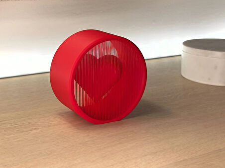 3D DEKORATİF ASKIDA KALP