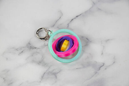 3D BASKI SPINNING ANAHTARLIK