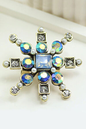 Özel Kutulu Mini Sabun & Kar Tanesi Model Broş Hediye Seti