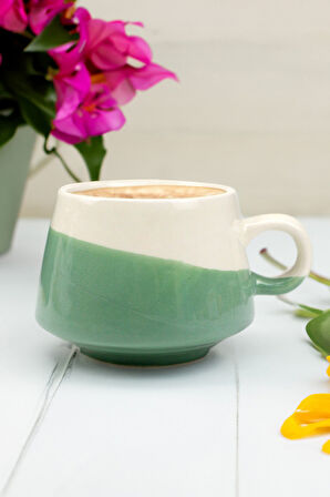 Bambu Kapaklı Cam Matara & Sukulent Çiçek & Sprey Kolonya & Çömlek Kupa Hediye Seti