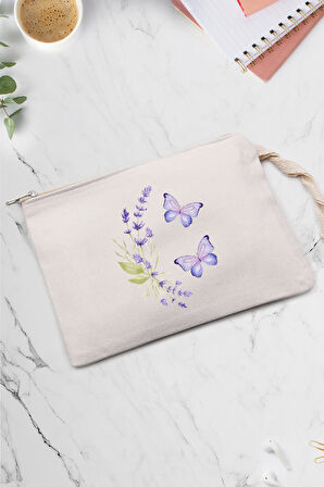 Lavanta Tasarım El Çantası & Eyüp Sabri Tuncer 400 ml Kolonya & Saten Toka Hediye Seti