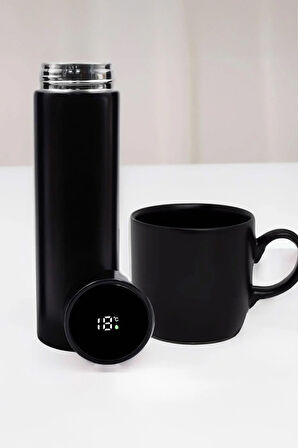 500ML Dereceli Termos & Kupa Hediye Seti