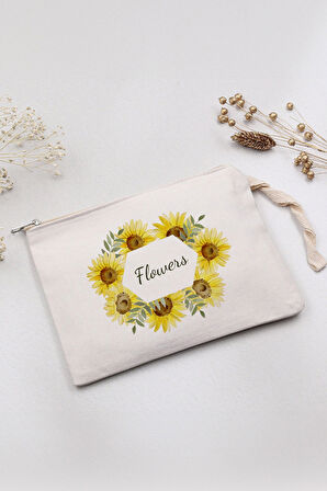 Bez El Çantası & Metal Kutulu Mum & El Kremi & Sukulent &  El Aynası & Kolonya Hediye Seti