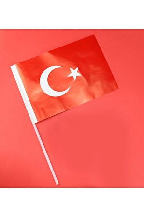 23 Nisan Tasarımlı Peluş Ayıcık & Ülker Napoliten Sütlü Çikolata & Türk Bayrağı 23 Nisan Hediye Seti