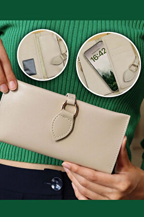 Seccade & Cüzdan & Gold Detaylı Beyaz Fincan & Gold Detaylı Kahve Yanı Su Bardağı  Hediye Seti