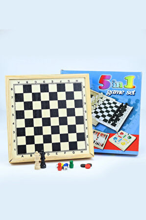 Ahşap 5'li Oyun Seti & 500ml Cam Matara & Züber Kidz Meyve Küpü Hediye Seti