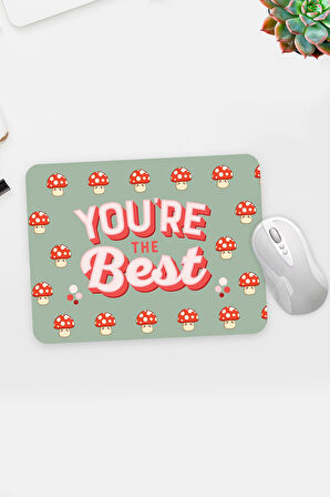 Mantar Mouse Pad & Mantar Defter & 500Ml Kırmızı Su Matarası & Kırmızı Kupa Hediye Seti