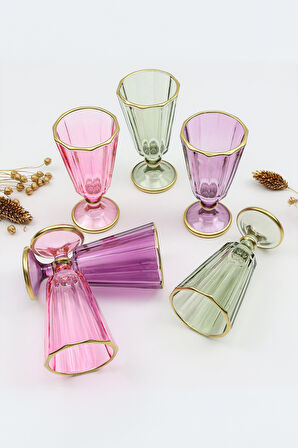 Turuncu Türk Kahvesi Fincanı & Kahve Yanı Su Kadehi & Sunum Kahve Peçetesi Hediye Seti