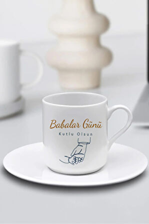 Babalar Gününe Özel Baskılı Fincan & Godiva Napoliten Çikolata & Pamellos Kolonya Hediye Seti