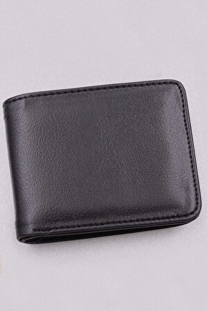 Babalar Gününe Özel Siyah Suni Deri Cüzdan & Kartlık & Anahtarlık & Erkek Kol Saati Hediye Seti