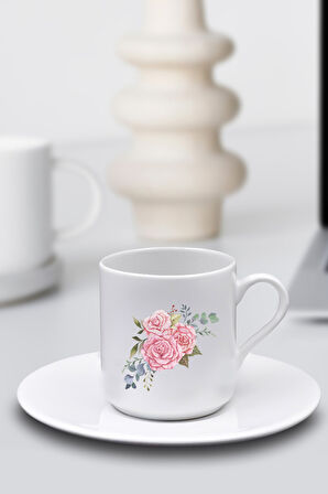 Çiçek Tasarım Fincan & Rebul Jasmine Kolonya  Hediye Seti