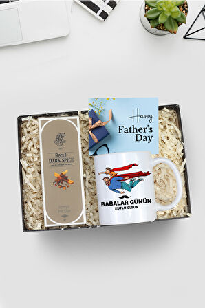 Babalar Gününe Özel Baskılı Kupa & Rebul Erkek Kolonya Hediye Seti