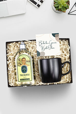 Siyah Mat Kupa & Eyüp Sabri Tuncer Tıraş Kolonyası Hediye Seti