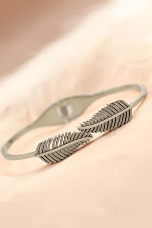 Çelik Kelepçe Bileklik & Su Yolu Bileklik & Tektaş Bileklik Takı Seti