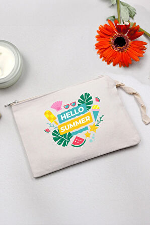 Bez El Çantası & Thalia LipBalm-Thalia Sabun & Peştemal & Su Geçirmez Telefon Kılıfı Hediye Seti