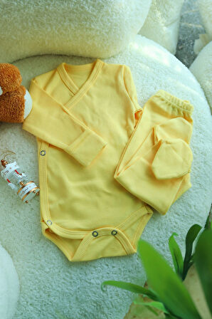 Yenidoğan Bebek Takımı & Bebek Kolonyası & Doğal Zeytinyağlı Bebek Şampuanı Hediye Seti