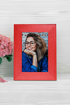 Tasarımlı Peluş Ayıcık & Kırmızı Çerçeve & T Kupa Hediye Seti