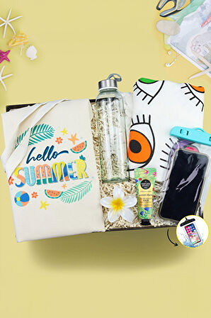 Ham Bez Çanta & Peştemal & El Kremi & Cam Matara & Mandal Toka & Telefon Kılıfı Hediye Seti