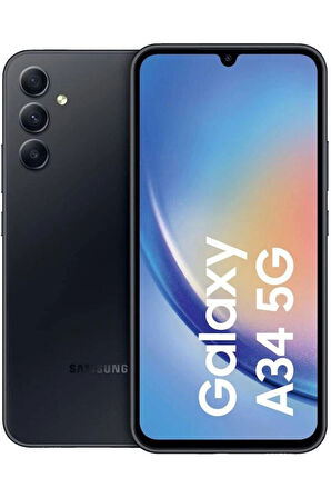 Samsung Galaxy A34 128GB Siyah ( Samsung Türkiye Garantisinde ) A Kalite