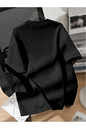 Unisex 222 Numaralı Trend Baskılı Oversize T-shirt