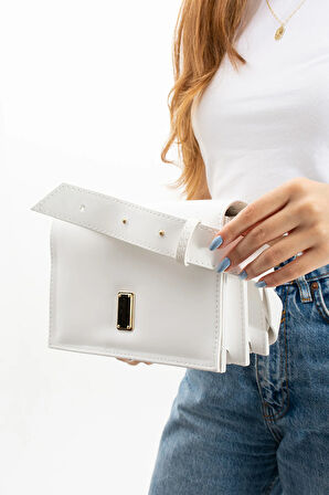 2 Bölmeli Çapraz Askılı Ayarlanabilir Omuz Çantası