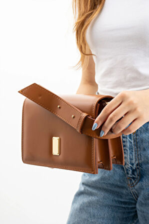 2 Bölmeli Çapraz Askılı Ayarlanabilir Omuz Çantası