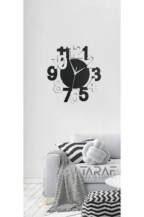 Gece Gündüz Lazer Kesim Dekoratif Duvar Saati SB