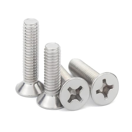 M6X10mm YHB Vida – DIN965 (Yıldız Havşa Başlı Vida) 10 Adet